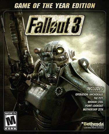 Fallout 3: Game of the Year Edition v1.7.0.4/v1.7.0.3 + 5 DLCs.